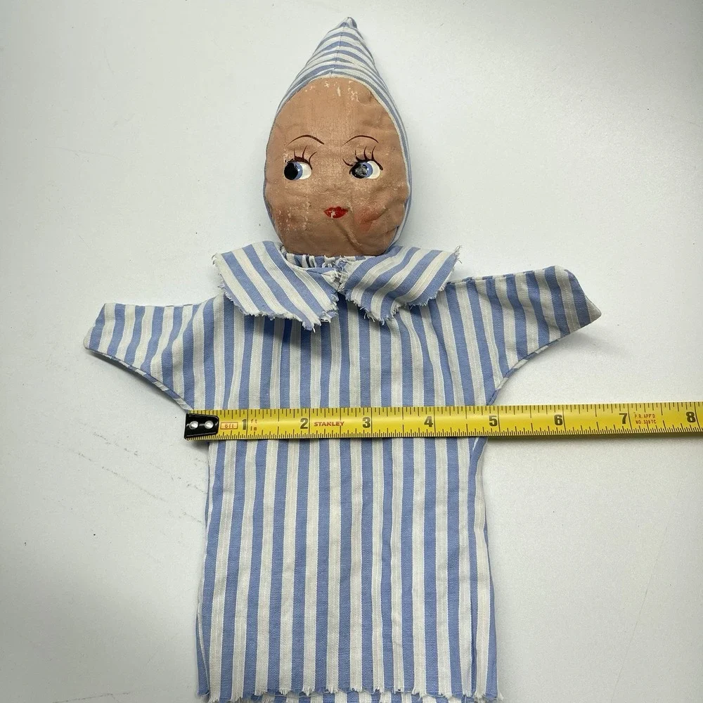 Vintage 1950s Children's Hospital Hand Puppet Kewpie Doll‎